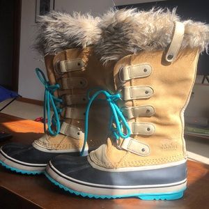 Sorel Women's Joan of Arctic Winter Boots Teal